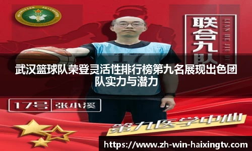 武汉篮球队荣登灵活性排行榜第九名展现出色团队实力与潜力